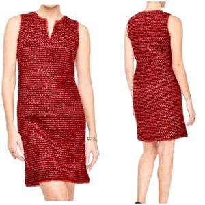 ANN TAYLOR Tweed Fitted Sheath Dress